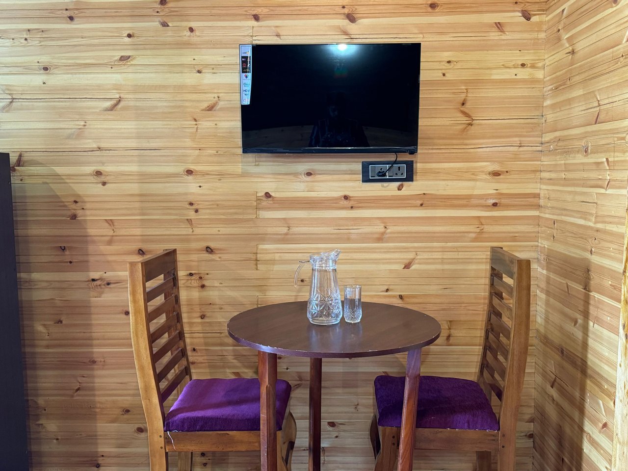 Table for two at Misty Meadows